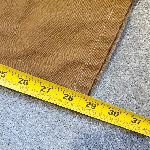 Filson Original Dry Tin Cloth Pants Size 33 x 30 10.5 Ounce Canvas Whiskey Brown - Picture 16 of 16
